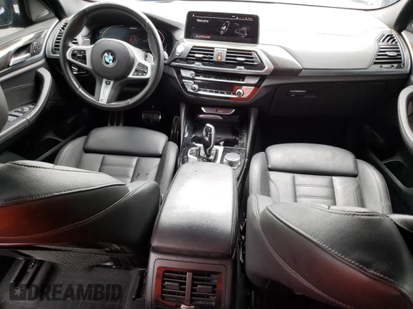 2021 BMW X4 M40i with VIN 5UX2V5C08M9E17162, listed as a Copart auction lot 67602073 with 33,879 mi miles. Bid and sale history available at carsss.com. Image 8.