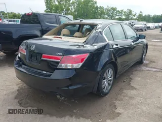 2011 Honda Accord EX-L with VIN 1HGCP3F89BA019619, listed as a IAAI auction lot 42521230 with 111,549 mi miles and . Bid and sale history available at DreamBid. Image 4.