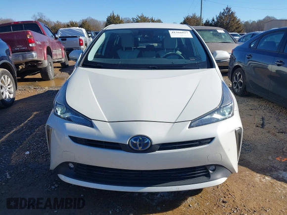 2020 Toyota Prius LE with VIN JTDL9RFU5L3014612, listed as a IAAI auction lot 41366027 with 50,153 mi miles and . Bid and sale history available at DreamBid. Image 12.