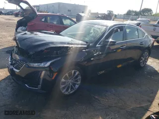 2020 Cadillac CT5 Premium Luxury with VIN 1G6DT5RK6L0131127, listed as a Copart auction lot 69941563 with 34,140 mi miles. Bid and sale history available at carsss.com. Image 1.