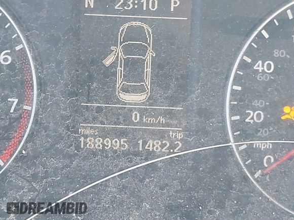 2012 Volkswagen Passat SE with VIN 1VWBP7A38CC034225, listed as a IAAI auction lot 41617236 with 188,995 mi miles and . Bid and sale history available at DreamBid. Image 16.