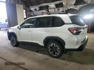 2025 Subaru Forester Premium with VIN JF2SLDDC3SH523661, listed as a Copart auction lot 57721475 with 1,075 mi miles and Salvage title. Bid and sale history available at DreamBid. Image 2.