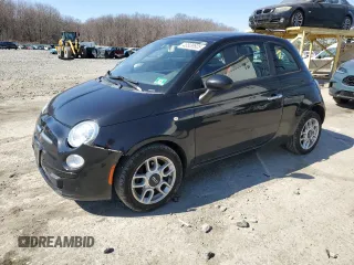 2012 FIAT 500 Pop with VIN 3C3CFFAR2CT365545, listed as a Copart auction lot 48509605 with 85,583 mi miles and Salvage Title. Bid and sale history available at carsss.com. Image 1.