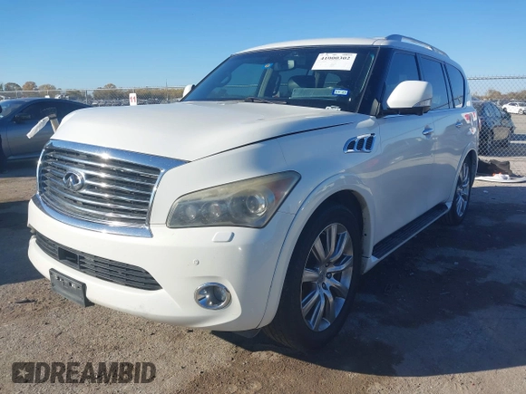 2013 Infiniti QX56 with VIN JN8AZ2NF7D9531219, listed as a IAAI auction lot 41000302 with 238,443 mi miles and . Bid and sale history available at DreamBid. Image 18.