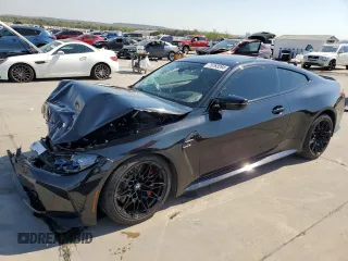 2022 BMW M4 Competition xDrive with VIN WBS43AZ01NCH67522, listed as a Copart auction lot 76263264 with 0 mi miles and Salvage Title. Bid and sale history available at carsss.com. Image 1.