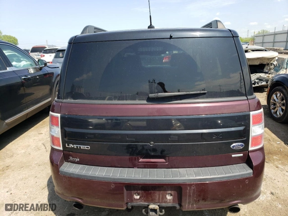 2017 Ford Flex Limited EcoBoost with VIN 2FMHK6DT4HBA03090, listed as a Copart auction lot 53502284 with 69,138 mi miles and Salvage Title. Bid and sale history available at carsss.com. Image 6.