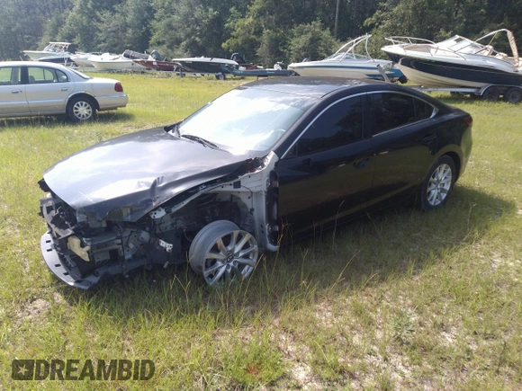 2016 Mazda 6 i Sport with VIN JM1GJ1U53G1414398, listed as a IAAI auction lot 28746535 with 50,936 mi miles and . Bid and sale history available at DreamBid. Image 2.