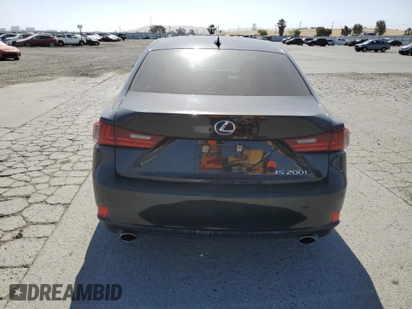 2016 Lexus IS 200t with VIN JTHBA1D2XG5020811, listed as a Copart auction lot 60625625 with 112,983 mi miles and Salvage title. Bid and sale history available at DreamBid. Image 6.