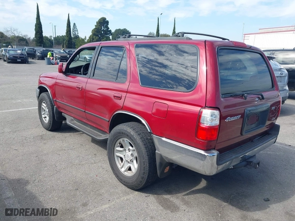 2001 Toyota 4Runner SR5 with VIN JT3HN86R510351274, listed as a IAAI auction lot 41621134 with 172,450 mi miles. Bid and sale history available at carsss.com. Image 3.