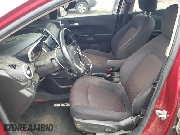 2020 Chevrolet Sonic LT with VIN 1G1JD5SB4L4101892, listed as a Copart auction lot 60486455 with 88,142 mi miles and Salvage title. Bid and sale history available at DreamBid. Image 7.