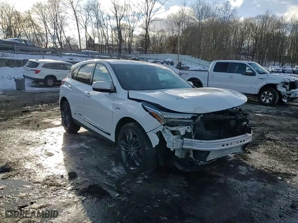 2020 Acura RDX w/A-Spec Pkg with VIN 5J8TC2H66LL018158, listed as a Copart auction lot 45853445 with 59,957 mi miles and Salvage Title. Bid and sale history available at carsss.com. Image 11.