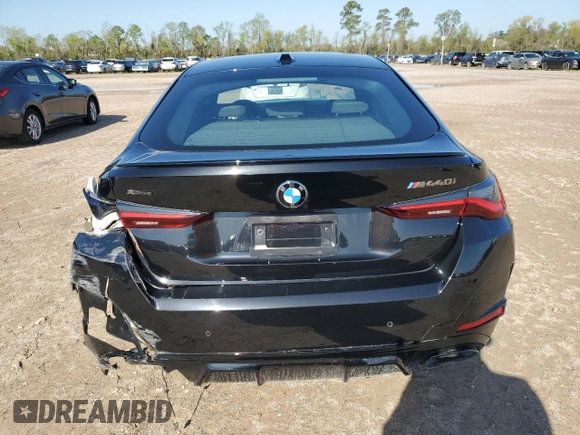 2022 BMW 4 Series M440i xDrive with VIN WBA13AW05NFL96789, listed as a Copart auction lot 50413865 with 24,112 mi miles and Salvage title. Bid and sale history available at DreamBid. Image 6.