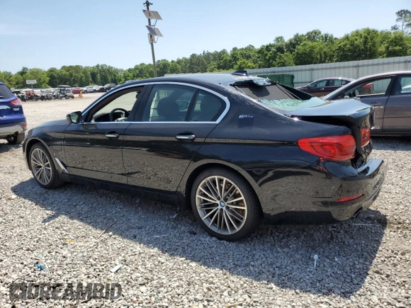 2018 BMW 5 Series 530e with VIN WBAJA9C5XJB033443, listed as a Copart auction lot 54876635 with Not provided miles and Salvage title. Bid and sale history available at DreamBid. Image 2.