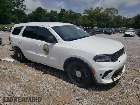 2025 Dodge Durango Special Service with VIN 1C4SDJFT8SC517391, listed as a Copart auction lot 58332555 with 525 mi miles and Salvage title. Bid and sale history available at DreamBid. Image 4.
