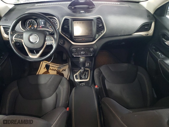 2015 Jeep Cherokee Latitude with VIN 1C4PJLCBXFW596783, listed as a Copart auction lot 48698245 with 122,797 mi miles and Salvage Title. Bid and sale history available at carsss.com. Image 8.