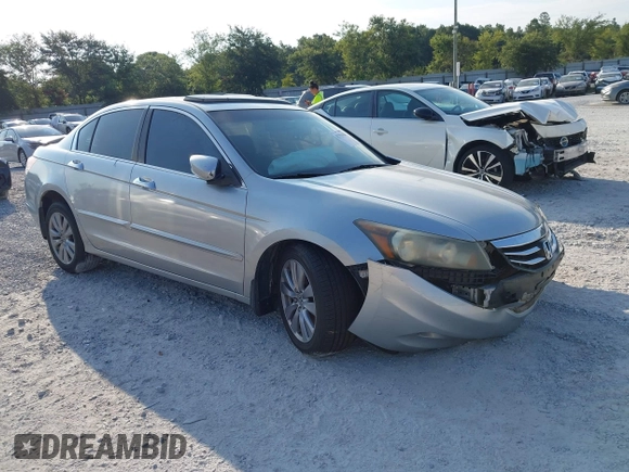 2011 Honda Accord EX-L with VIN 1HGCP3F80BA015698, listed as a IAAI auction lot 42793628 with Not provided miles and . Bid and sale history available at DreamBid. Image 1.