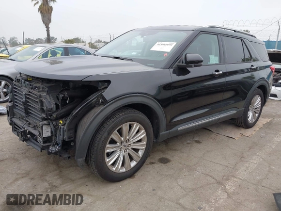 2021 Ford Explorer Limited with VIN 1FMSK7FH6MGA46420, listed as a IAAI auction lot 41992979 with 44,227 mi miles. Bid and sale history available at carsss.com. Image 2.
