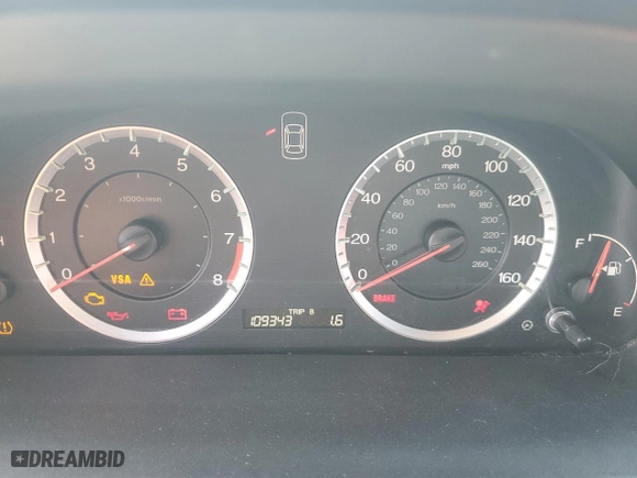 2009 Honda Accord Cpe EX with VIN 1HGCS11739A015450, listed as a Copart auction lot 67348274 with 109,343 mi miles and Salvage Title. Bid and sale history available at carsss.com. Image 9.