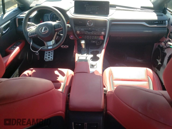 2021 Lexus RX with VIN 2T2YGMDA8MC070118, listed as a Copart auction lot 61523344 with 22,803 mi miles and Salvage Title. Bid and sale history available at carsss.com. Image 8.