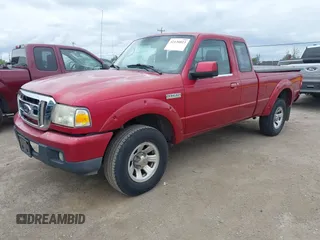 2007 Ford Ranger XL with VIN 1FTYR14U07PA44853, listed as a IAAI auction lot 42136023 with 205,893 mi miles. Bid and sale history available at carsss.com. Image 2.