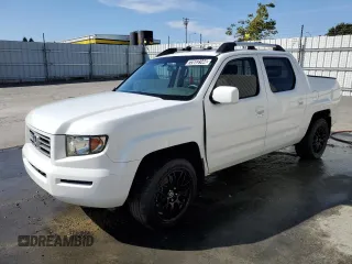 2007 Honda Ridgeline RTL w/Leather with VIN 2HJYK16507H544747, listed as a Copart auction lot 76634014 with 168,582 mi miles and Clean Title. Bid and sale history available at carsss.com. Image 1.