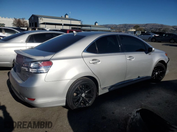 2010 Lexus HS 250h with VIN JTHBB1BA5A2012552, listed as a Copart auction lot 41705875 with 194,195 mi miles and Salvage Title. Bid and sale history available at DreamBid. Image 3.