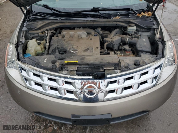 2003 Nissan Murano SL with VIN JN8AZ08W63W220946, listed as a Copart auction lot 48130495 with 141,048 mi miles and Clean Title. Bid and sale history available at carsss.com. Image 12.