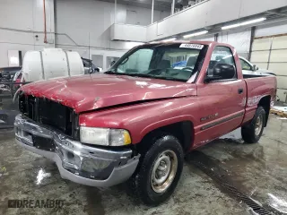 1999 Dodge Ram 1500 with VIN 3B7HC16Y0XM505489, listed as a Copart auction lot 44570345 with 197,705 mi miles and Salvage Title. Bid and sale history available at carsss.com. Image 1.