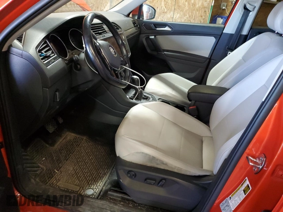 2018 Volkswagen Tiguan SEL with VIN 3VV2B7AXXJM220365, listed as a Copart auction lot 60486055 with 92,006 mi miles and Salvage title. Bid and sale history available at DreamBid. Image 7.