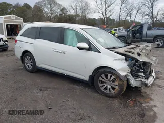 2016 Honda Odyssey EX z VIN 5FNRL5H47GB046066, wystawiony jako IAAI lot #41463349 z przebiegiem 171 267 mil mil oraz . Historia ofert i sprzedaży dostępna na DreamBid. Obrazek 1.