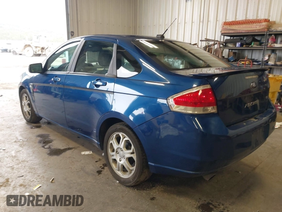2008 Ford Focus SE with VIN 1FAHP35N78W191984, listed as a IAAI auction lot 41839286 with 129,290 mi miles. Bid and sale history available at carsss.com. Image 3.