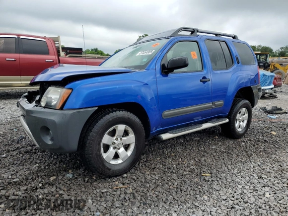 2012 Nissan Xterra X with VIN 5N1AN0NU6CC520218, listed as a Copart auction lot 57454955 with 85,515 mi miles and Salvage title. Bid and sale history available at DreamBid. Image 1.