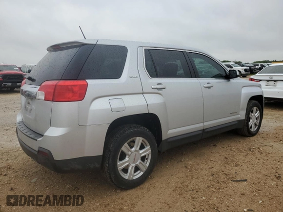 2014 GMC Terrain SLE with VIN 2GKALMEK4E6318008, listed as a Copart auction lot 55818745 with 74,481 mi miles and Salvage Title. Bid and sale history available at DreamBid. Image 3.