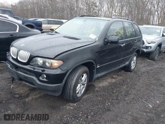 2004 BMW X5 3.0i with VIN 5UXFA13564LU31014, listed as a IAAI auction lot 41848344 with 999,999 mi miles. Bid and sale history available at carsss.com. Image 2.