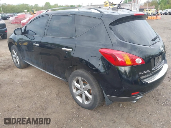 2009 Nissan Murano S with VIN JN8AZ18W19W205964, listed as a IAAI auction lot 42161698 with 154,503 mi miles and . Bid and sale history available at carsss.com. Image 3.