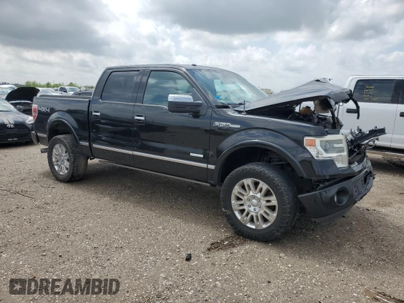 2013 Ford F-150 XL with VIN 1FTFW1ET7DFD25295, listed as a Copart auction lot 50914205 with 186,040 mi miles and Salvage Title. Bid and sale history available at carsss.com. Image 4.