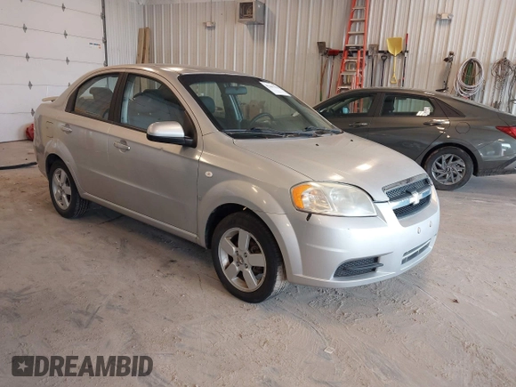 2008 Chevrolet Aveo LS with VIN KL1TD56618B064257, listed as a IAAI auction lot 42299398 with 158,877 mi miles and . Bid and sale history available at DreamBid. Image 1.