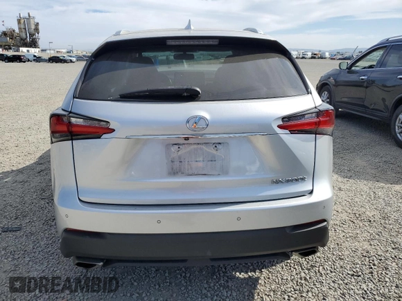 2015 Lexus NX 200t with VIN JTJYARBZ9F2009998, listed as a Copart auction lot 52817815 with 143,742 mi miles and Salvage Title. Bid and sale history available at carsss.com. Image 6.