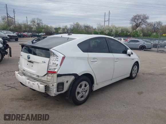 2011 Toyota Prius I with VIN JTDKN3DU3B0266401, listed as a IAAI auction lot 41951276 with 222,102 mi miles and . Bid and sale history available at DreamBid. Image 18.