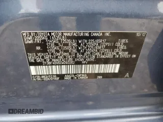 2012 Toyota RAV4 z VIN 2T3BF4DV6CW260262, wystawiony jako Copart lot #61638875 z przebiegiem 93 777 mil mil oraz Szkoda całkowita • Salvage title. Historia ofert i sprzedaży dostępna na DreamBid. Obrazek 13.