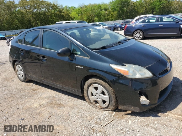 2010 Toyota Prius II with VIN JTDKN3DU0A0018542, listed as a Copart auction lot 53578665 with 0 mi miles and Clean Title. Bid and sale history available at carsss.com. Image 4.