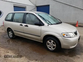 2000 Mazda MPV DX with VIN JM3LW28G5Y0142081, listed as a Copart auction lot 72956824 with 96,461 mi miles and Salvage Title. Bid and sale history available at carsss.com. Image 4.