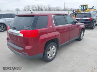 2010 GMC Terrain SLE-1 with VIN 2CTALBEW5A6403411, listed as a IAAI auction lot 41595970 with 111,946 mi miles. Bid and sale history available at carsss.com. Image 4.