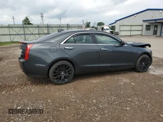 2015 Cadillac ATS Standard AWD with VIN 1G6AG5RX1F0141720, listed as a Copart auction lot 61797225 with 127,134 mi miles and Salvage title. Bid and sale history available at DreamBid. Image 3.