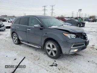 2013 Acura MDX Tech Pkg with VIN 2HNYD2H37DH510679, listed as a Copart auction lot 45404195 with 111,483 mi miles and Salvage Title. Bid and sale history available at carsss.com. Image 4.