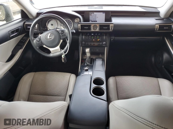 2014 Lexus IS 250 with VIN JTHBF1D23E5011284, listed as a Copart auction lot 61499345 with 76,494 mi miles and Salvage title. Bid and sale history available at DreamBid. Image 8.