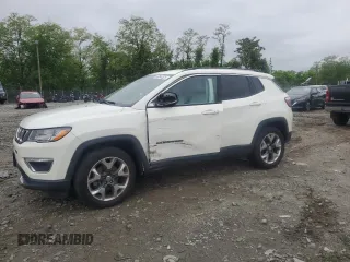 2020 Jeep Compass Limited with VIN 3C4NJDCB1LT122011, listed as a Copart auction lot 55398525 with 73,460 mi miles and Salvage title. Bid and sale history available at DreamBid. Image 1.