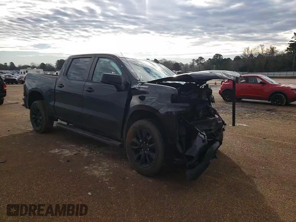 2020 Chevrolet Silverado 1500 Custom with VIN 1GCPWBEF5LZ256866, listed as a Copart auction lot 87490964 with 0 mi miles and Salvage Title. Bid and sale history available at carsss.com. Image 11.