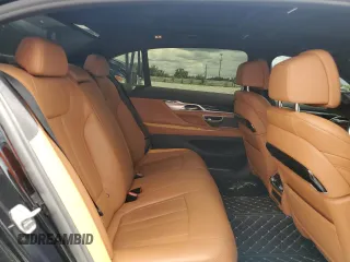 2021 BMW 7 Series 740i with VIN WBA7T2C01MCF78660, listed as a Copart auction lot 59582205 with 51,868 mi miles and Salvage title. Bid and sale history available at DreamBid. Image 10.