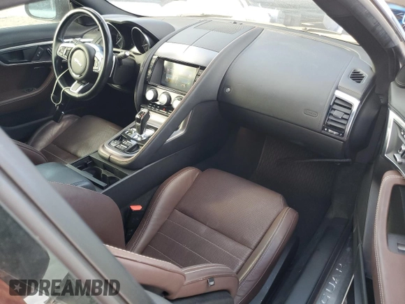 2018 Jaguar F-Type with VIN SAJDD1EV1JCK49554, listed as a Copart auction lot 78908314 with 77,069 mi miles and Salvage Title. Bid and sale history available at DreamBid. Image 8.
